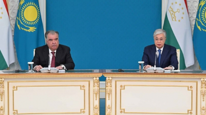 Қазақстан мен Тәжікстан басшылары бірлескен мәлімдеме жасады