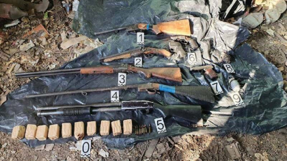 Жамбыл облысында бір айда заңсыз айналымнан 60 қару тәркіленді