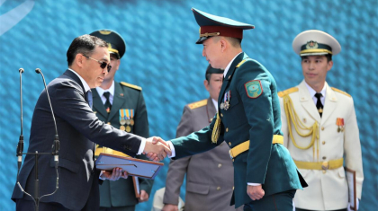 Алматыда Отан қорғаушылар күніне арналған мерекелік концерт өтті