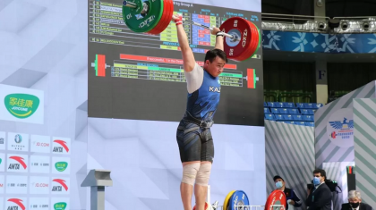 Қазақстандық ауыр атлет Азия чемпионатында жеңімпаз атанды