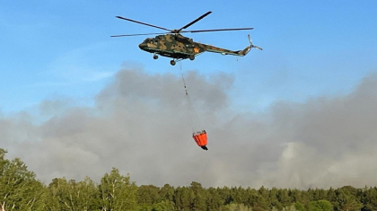 Абай облысындағы өртті сөндіруге 10 тікұшақ жұмылдырылды