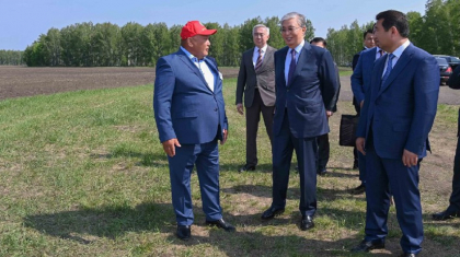 Мемлекет басшысы СҚО-ға сапары барысында көктемгі егіс науқанымен танысты