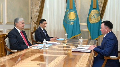 Президент Жоғарғы Сот төрағасын қабылдады