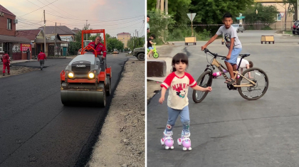 «Жергілікті билік құлақ аспады»: аманаттықтар қаражат жинап, Оралдағы көшелердің бірін жөндеді