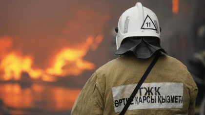 Атырауда базар маңынан өрт шықты