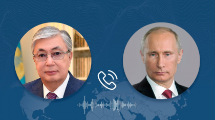 Мемлекет басшысы Владимир Путинмен телефон арқылы сөйлесті