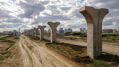 Астанада LRT-ның құрылысы қайта басталды