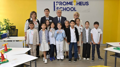Мемлекет басшысы Prometheus school мектебіне барды