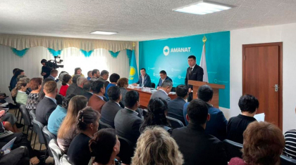 «AMANAT» партиясы аудан әкімі лауазымына кандидаттар ұсынуды жалғастыруда