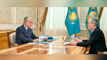 Президент Қаржылық мониторинг агенттігінің төрағасы Жанат Элимановты қабылдады