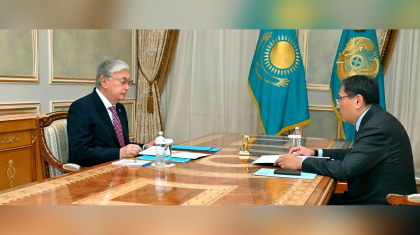 Президент Алматы қаласының әкімі Ерболат Досаевты қабылдады