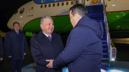 Астанаға Өзбекстан президенті Шавкат Мирзиёев келді