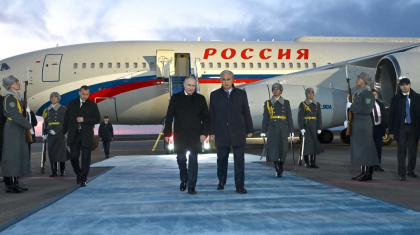 Владимир Путин Қазақстанға ресми сапармен келді