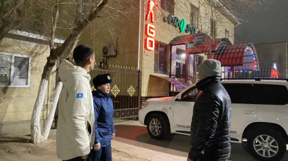 «Қауіпсіз қоғам»: түнгі рейд кезінде кәмелетке толмағандар ұсталды