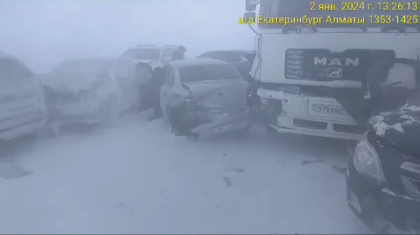 Қарағанды облысында 7 автокөліктің қатысуымен жол-көлік оқиғасы болды