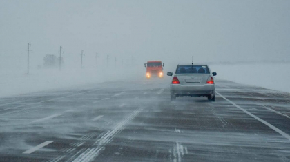 Ауа райына байланысты 5 облыста жолдар жабылды
