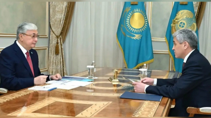 Президент Қарағанды облысының әкімі Ермағанбет Бөлекпаевты қабылдады