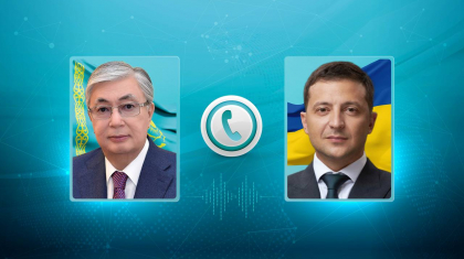 Владимир Зеленский Мемлекет басшысы Қасым-Жомарт Тоқаевқа алғысын білдірді