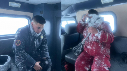 Ақтөбе облысында боранда далада қалған жолаушылар құтқарылды