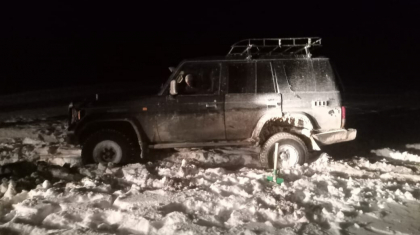 Жамбыл облысында қар құрсауынан 7 адам, оның ішінде 4 шетелдік құтқарылды