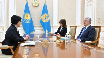Президент Қазақстанның халық әртісі Жәния Әубәкірованы қабылдады