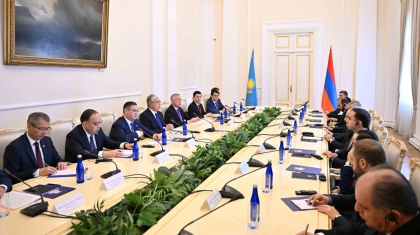 Қазақ-армян әріптестігін жаңа деңгейге көтеруге қатысты бастаманы толық қолдаймын-Тоқаев