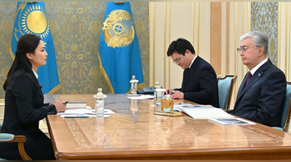 Тоқаев «Қазпошта» төрағасы Әсел Жанасованы қабылдады