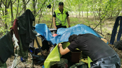 СҚО-да полицейлер палаткада түнеген шетелдік туристке көмектесті