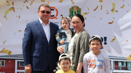 Рудный қаласында кезекте тұрған 21 отбасы үйлі болды