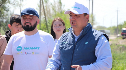 «AMANAT» партиясының «Таза бейсенбі» экоакциясы: Павлодарда 11 тоннадан астам қоқыстары жиналды