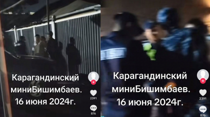 «МиниБишімбаев»: Қарағандыда ер адам күйеуі ұрып жатқан әйелді құтқарып қалды (ВИДЕО)