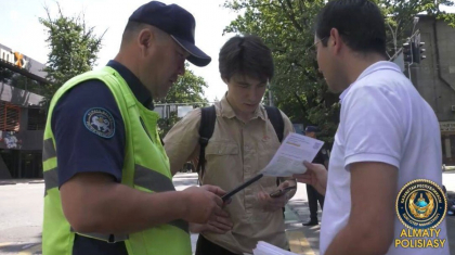 Алматыда 10 мыңнан астам мопед пен самокат жүргізушісі жауапқа тартылды