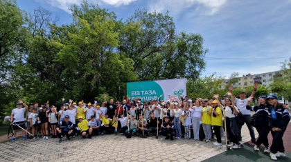 Қарағанды облысы өкілдері «Жастар таза Қазақстан үшін!» акциясына қолдау білдірді