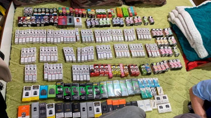 Алматы полициясы 1 тәулікте 8 мың вейпті тәркіледі