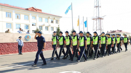 Астанада полицейлердің жалпы гарнизондық жиыны өтті