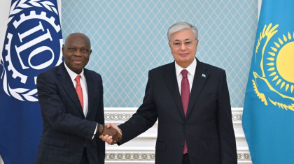 Тоқаев Халықаралық еңбек ұйымының Бас директоры Жильбер Унгбомен кездесті