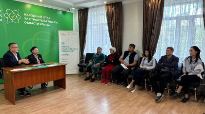 Халықтық штаб өкілдері жезқазғандықтармен кездесті