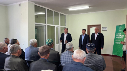 Сенаторлар Шиелі ауданының ақсақалдарымен кездесті