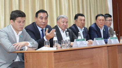 Халықтық штаб өкілдері Алматы облысы гуманитарлы-техникалық колледждің ұжымымен кездесті