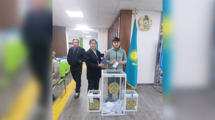 Референдум: Қосшы қаласының тұрғындары 12 учаскеде дауыс беріп жатыр
