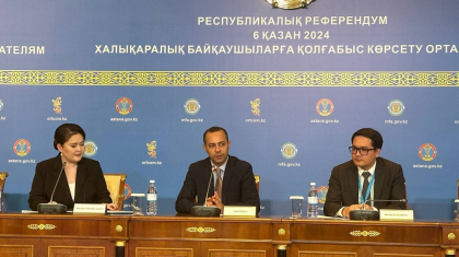 ТМҰ миссиясы Астанада кездейсоқ таңдалған 17 учаскеде бақылау жүргізді