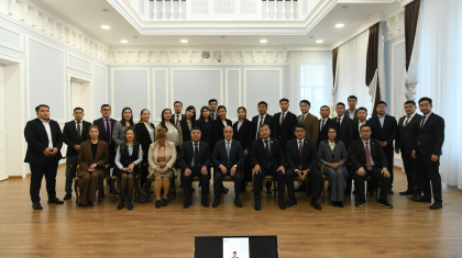 Батыс Қазақстан облысының әкімі өңірлік кадрлық резервінің мүшелерімен кездесті