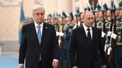 Путин Ақордаға келді (ВИДЕО)