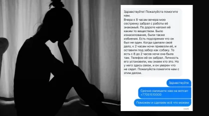 «Көлікке отырған өзің»: Алматы облысында полиция күдіктіні ұстамай, жәбір көрген қызға қысым көрсеткен