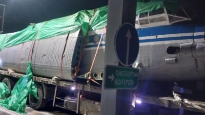 Павлодар облысында ұшақты жүк көлігімен тасымалдаған азаматқа айыппұл салынды