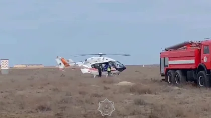 Ақтаудағы ұшақ апаты: үш қырғыз жігіті де аман қалған