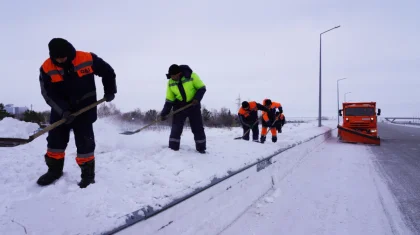 Жаңа жыл мерекесінде жол қызметі күшейтілген режимде жұмыс істейді