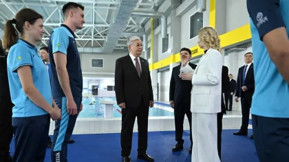 Тоқаев QazSwimAcademy спорт орталығының жұмысымен танысты