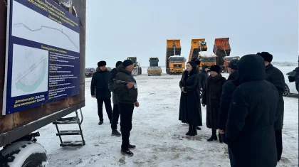 Ақмола облысында өткен ғасырдың ортасында салынған бөгет жөнделіп жатыр