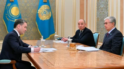 Тоқаев жуырда тағайындалған өнеркәсіп министрін қабылдады
